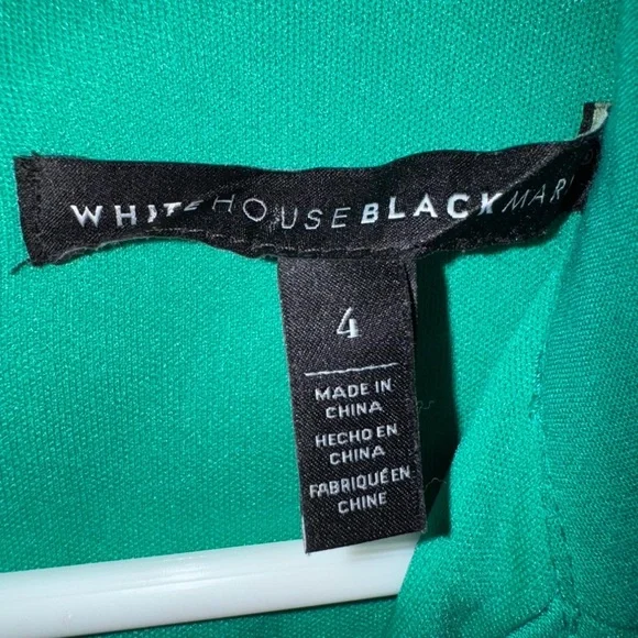 White House Black Market Green Sleeveless Dress - Picture 3 of 5